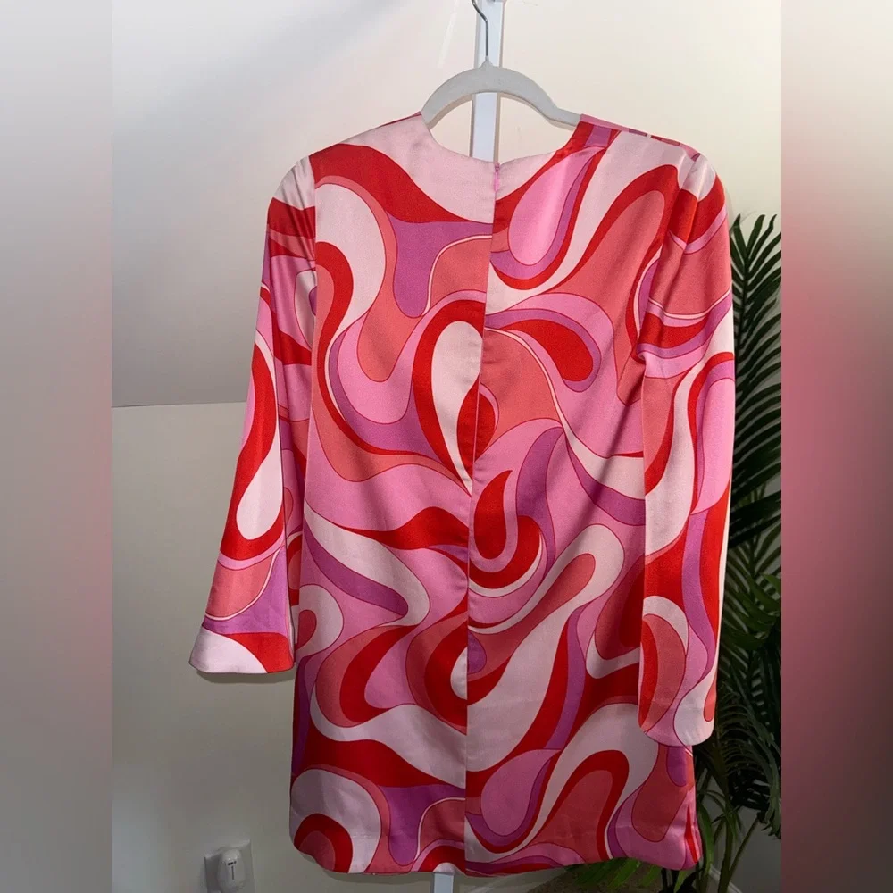Pink Multi-Pattern Mini Dress - Brand - Picture 5 of 5